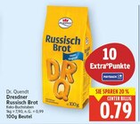 Dresdner Russisch Brot von Dr. Quendt für 0,79 € bei E center im Angebot Dresdner Russisch Brot von Dr. Quendt im aktuellen E center Prospekt