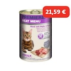 Promo PREMIERE Menu Viande Adulte Bœuf au veau et poulet 6x400 g à 21,59 € dans le catalogue Maxi Zoo à Mondeville
