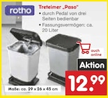 Treteimer „Paso“ im Angebot bei Netto Marken-Discount in Wermelskirchen Treteimer „Paso“ Angebote von Rotho bei Netto Marken-Discount Wermelskirchen für 12,99 €