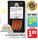 Wiener Angebote von Pfälzer Spezialitäten bei EDEKA Pirmasens für 3,19 €