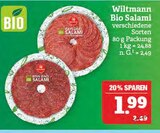 Bio Salami im Angebot bei Marktkauf in Altenburg Bio Salami Angebote von Wiltmann bei Marktkauf Altenburg für 1,99 €