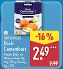 Back-Camembert Angebote von HOFBURGER bei ALDI Nord Berlin für 2,49 €