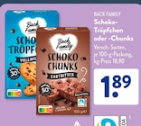 Schoko-Tröpfchen oder -Chunks bei ALDI SÜD im Arnstein Prospekt für 1,89 €