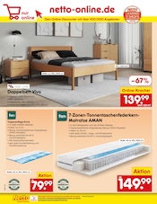 Bett im Netto Marken-Discount Prospekt in Leipzig Aktueller Netto Marken-Discount Prospekt mit Bett, "Aktuelle Angebote", Seite 60