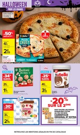 Promos Nutella dans le catalogue "HAHA HALLOWEEN" de Carrefour Nutella en promo dans le catalogue Carrefour à la page 21