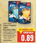 Felix Crispies oder Knabber-Mix von Nestlé Purina im aktuellen E center Prospekt