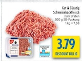 Aktuelles Schweinehackfleisch Angebot bei diska in Erfurt ab 3,79 €