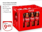 Aktuelle Coca Cola Angebote bei GLOBUS in Worms Aktuelles Coca-Cola Limonade Angebot bei GLOBUS in Worms ab 9,49 €