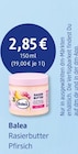 Rasierbutter Pfirsich von Balea im aktuellen dm-drogerie markt Prospekt für 2,85 €