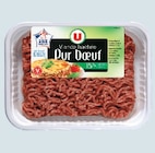 Haché vrac pur boeuf 15% mg - U en promo chez Super U Villemomble à 4,88 €