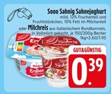 Aktuelle Joghurt Angebote bei EDEKA in Augsburg Aktuelles Sooo Sahnig Sahnejoghurt Angebot bei EDEKA in Augsburg ab 0,39 €