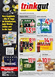 Trinkgut Prospekt für Schöneck mit 8 Seiten Trinkgut Prospekt für Schöneck: "Aktuelle Angebote", 8 Seiten, 23.06.2025 - 28.06.2025