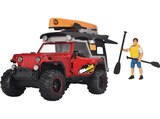 Kanu im MediaMarkt Saturn Prospekt Adventure Traveller, Jeep, Campingdach, Kanu, Licht & Sound Spielzeugauto Grün von DICKIE-TOYS im aktuellen MediaMarkt Saturn Prospekt für 20,24 €