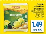 Grüne Klöße bei diska im Prospekt "" für 1,49 €