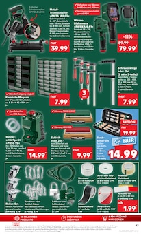Schleifmaschinen Angebot im aktuellen Kaufland Prospekt auf Seite 43