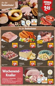 Mettwurst im REWE Prospekt "Dein Markt" mit 34 Seiten (Nürnberg)