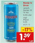 Aktuelles Ready to Drink Angebot bei Netto Marken-Discount in Lahr (Schwarzwald) ab 1,39 €