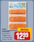Lachsfilets im Angebot bei REWE in Weinheim Lachsfilets Angebote von Costa bei REWE Weinheim für 12,99 €
