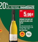 Crémant d'Alsace AOP Blanc de Blancs - Jean Geiler dans le catalogue Supermarchés Match