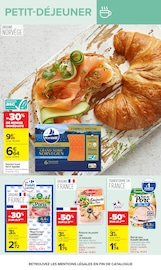 Promos Saumon Fumé dans le catalogue "PETIT DÉJEUNER" de Carrefour à la page 19