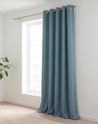 Rideau thermique à oeillets Albin bleu l. 135 x H. 260 cm - Castorama à Ivry-sur-Seine Rideau thermique à oeillets Albin bleu l. 135 x H. 260 cm en promo chez Castorama Ivry-sur-Seine à 16,90 €