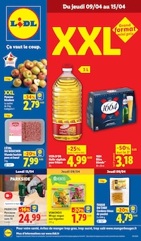 Catalogue Lidl, 09/04/2026 - 15/04/2026, XXL, 75 pages Prospectus Lidl en cours, "XXL", 75 pages