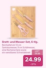 Brett- und Messer-Set, 6-tlg. von  im aktuellen V-Markt Prospekt für 24,99 €