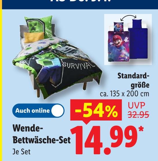 Wende-Bettwäsche-Set