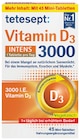 Vitamin D3 3000 Intens von Tetesept im aktuellen Rossmann Prospekt für 2,79 €