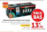 Repas en sauce pour chat - Sheba en promo chez Super U Repas en sauce pour chat - Sheba dans le catalogue Super U