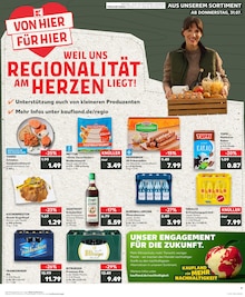 Wasser im Kaufland Prospekt "Aktuelle Angebote" mit 36 Seiten (Remscheid)