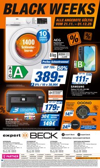 Waschmaschine im expert Prospekt "Top Angebote" mit 10 Seiten (Würzburg)