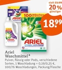 Waschmittel Angebote von Ariel bei tegut Stuttgart für 18,99 €