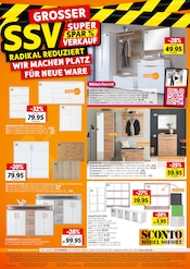 Schuhschrank im Sconto SB Prospekt in Zwickau Aktueller Sconto SB Prospekt mit Schuhschrank, "GROSSER SSV", Seite 8