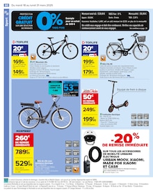 Promo Vélo Ville dans le catalogue Carrefour du moment à la page 62