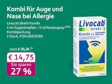 Kombi für Auge und Nase bei Allergie bei mea - meine apotheke im Prospekt "" für 14,75 €