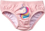 Windelbadehose mit Einhorn-Motiv, rosa, Gr. 74/80 von PUSBLU im aktuellen dm-drogerie markt Prospekt für 5,90 €