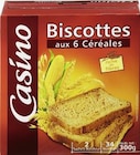 Promo Biscottes aux 6 céréales à 1,39 € dans le catalogue Casino Supermarchés à Torcy