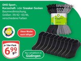 Sport-, Kurzschaft- oder Sneaker-Socken im Angebot bei GLOBUS in Wiesbaden Sport-, Kurzschaft- oder Sneaker-Socken Angebote von OHO bei GLOBUS Wiesbaden für 6,99 €
