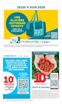 Catalogue Super U à Wittelsheim cette semaine, valable du 02/06/2026 au 14/06/2026 Prospectus Super U à Wittelsheim, "Super U", 40 pages de promos valables du 02/06/2026 au 14/06/2026