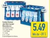 Franken Brunnen oder Rhön Sprudel Mineralwasser bei diska im Obernbreit Prospekt für 5,49 €