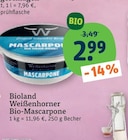 Bio-Mascarpone von Bioland Weißenhorner im aktuellen tegut Prospekt für 2,99 €