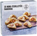 Picard La Grande-Motte - Promo 20 mini-feuilletés saucisse Promo 20 mini-feuilletés saucisse à 4,49 € dans le catalogue Picard à La Grande-Motte