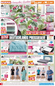 Bettwäsche im aktuellen Norma Prospekt (Karlsruhe) Bettwäsche im Norma Prospekt "Mehr fürs Geld" mit 21 Seiten (Karlsruhe)