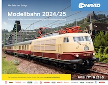 Conrad Electronic Prospekt: "Modellbahn 2024/25", 292 Seiten, 02.09.2024 - 31.12.2024