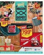 Catalogue Maison Dépôt "Noël Maison Dépôt", 8 pages, à Vaujours, 10/12/2019 - 24/12/2019 Prospectus Maison Dépôt "Noël Maison Dépôt", 8 pages, à Vaujours, 10/12/2019 - 24/12/2019
