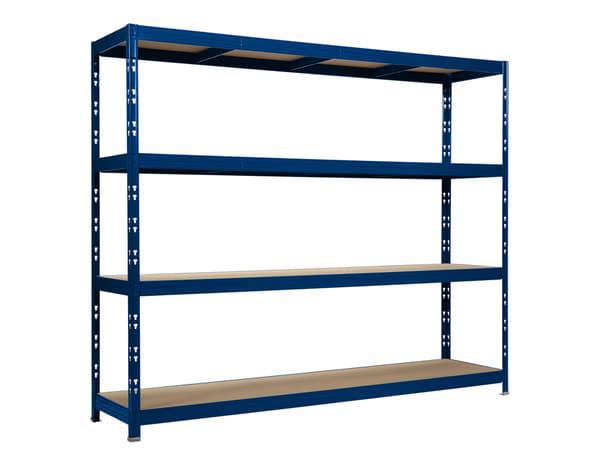 Étagère garage bois/métal Hecta 5 tablettes - H.180 x l.67,5 x P.40 cm -  Brico Dépôt