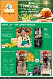 Aktueller GLOBUS Supermarkt Prospekt in Netphen und Umgebung, "Aktuelle Angebote" mit 24 Seiten, 06.05.2024 - 11.05.2024