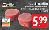 Rinderfilet Angebote von Deutsches Jungbullenfleisch bei E center Oberhausen für 5,99 €