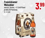 Weissbier von Franziskaner im aktuellen Trinkgut Prospekt für 3,99 €